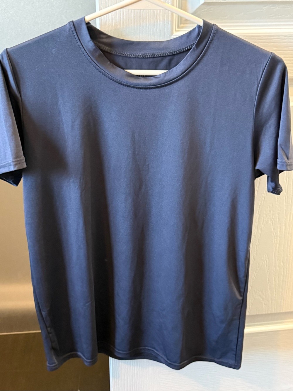 Kids Short Sleeve Crew Tee in Charcoal